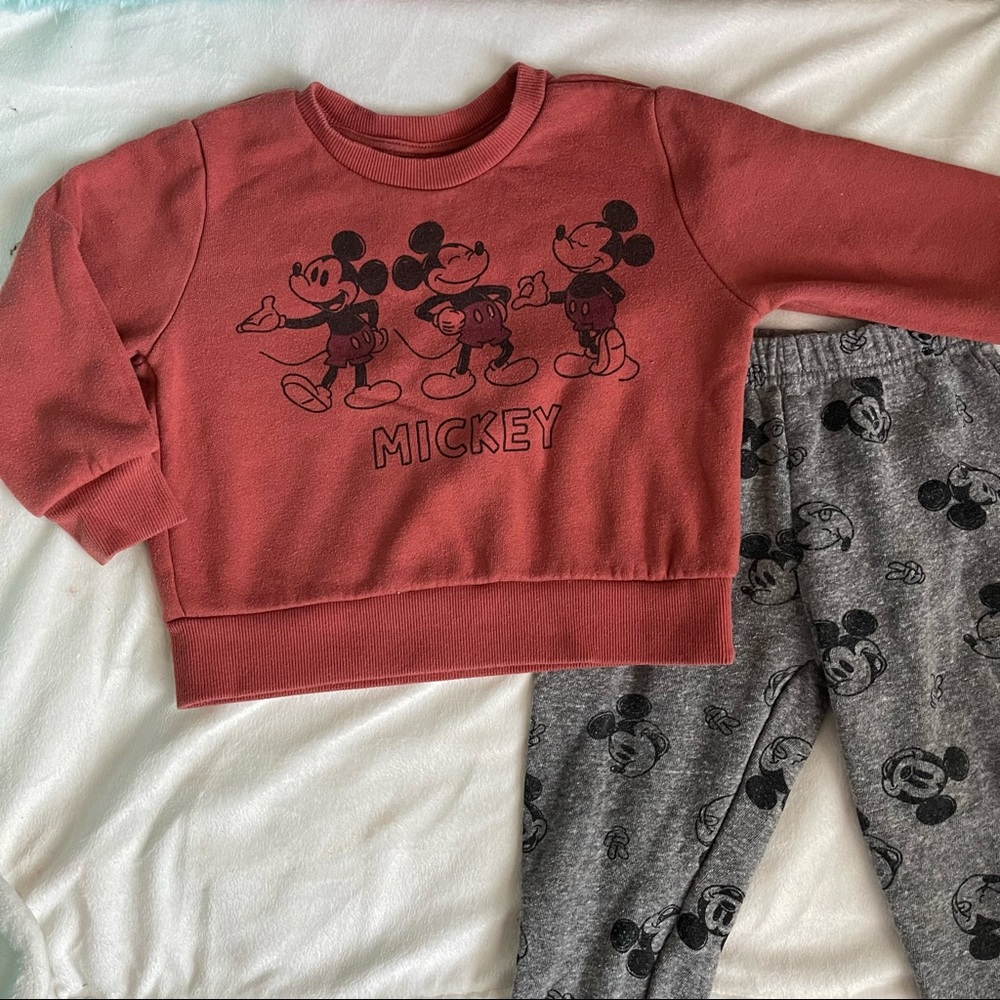 SOLD Disney junior Mickey Mouse matching set toddler boy
